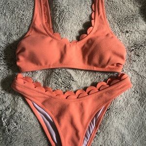 Cupshe Orange Coral Bikini